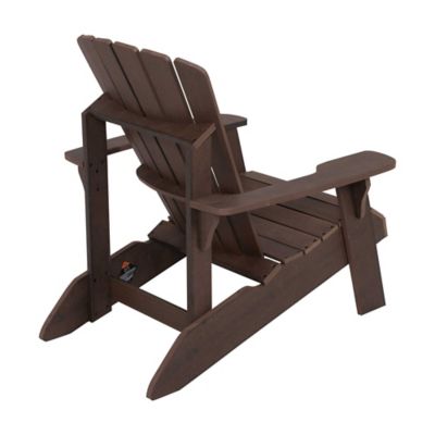 Image showing 9 th Lifetime Adirondack Chair, Rustic Brown