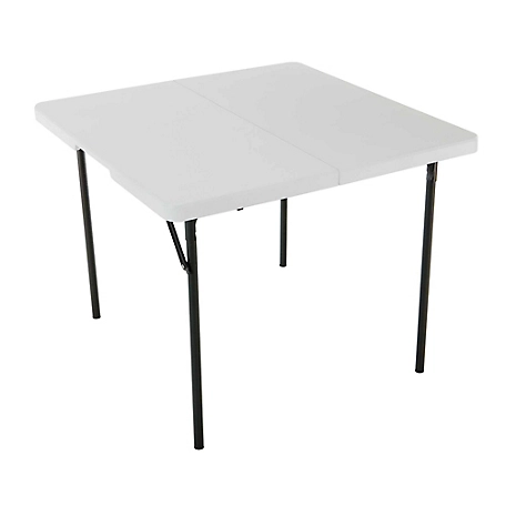 Lifetime 37 in. Square Fold-in-Half Portable Table