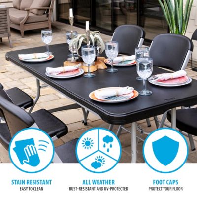 Image showing  6 ft. Nesting Commercial Folding Table