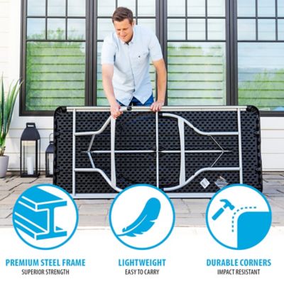 Image showing  6 ft. Nesting Commercial Folding Table