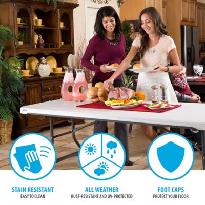 Image showing 5 th Lifetime 6 ft. Nesting Folding Table