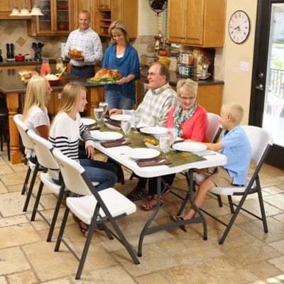 Image showing 8 th Lifetime 6 ft. Nesting Folding Table