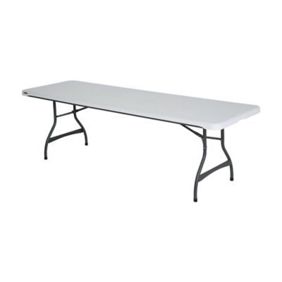 Lifetime 8 ft. Nesting Commercial Folding Table, White