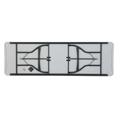 Image showing 8 th Lifetime 8 ft. Nesting Commercial Folding Table, White