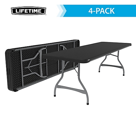 Lifetime 8 ft. Nesting Commercial Folding Table, 4-Pack at Tractor Supply  Co.