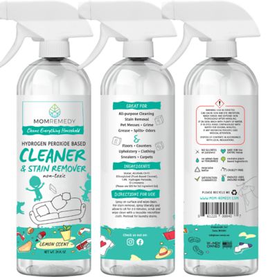 Image showing  24 oz. Hydrogen Peroxide Cleaner and Stain Remover, 2-Pack
