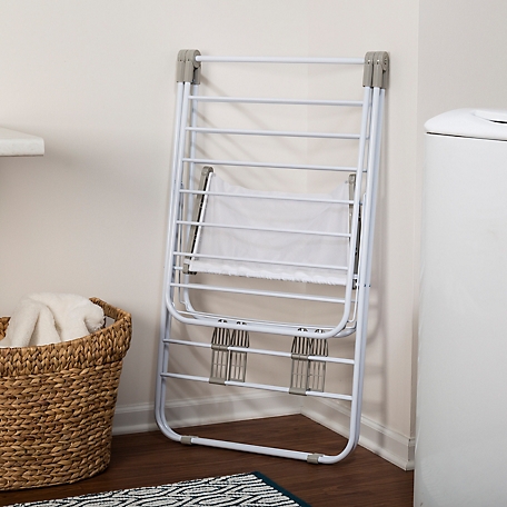 Household Essentials Expandable Clothes Drying Rack, Silver at Tractor  Supply Co.