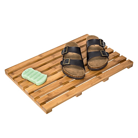 Honey-Can-Do Bamboo Bath Mat, 14 in. x 22 in. x 1 in. at Tractor Supply Co.