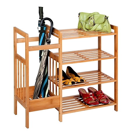 Honey-Can-Do Bamboo Entryway Organizer, 26 in. x 29 in. x 11 in.