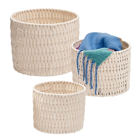 Honey-Can-Do Cozy Weave Baskets, 3 pc.