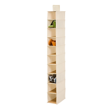 Honey-Can-Do 10-Shelf Bamboo Shoe Organizer