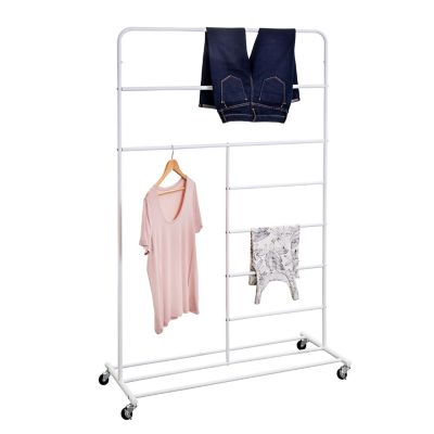 Honey-Can-Do Rolling Drying Rack with T Bar
