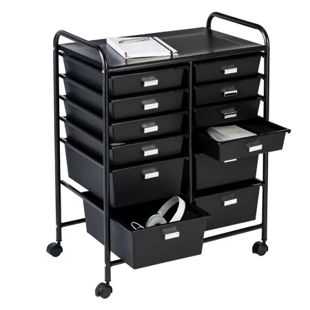 Honey-Can-Do 12-Drawer Rolling Storage Cart Rolling Storage Carts