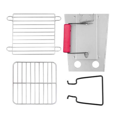 Image showing  Charcoal Foldable Chimney Fire Starter Camping Grill, 10.6 in. x 3.2 in. x 8.5 in., TD1402