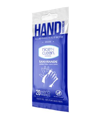 Nice-Pak Products Antibacterial Hand Wipes, 20 ct.