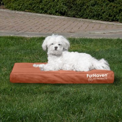 Image showing 9 th FurHaven Logo Oxford Indoor/Outdoor Deluxe Orthopedic Mattress Pet Bed