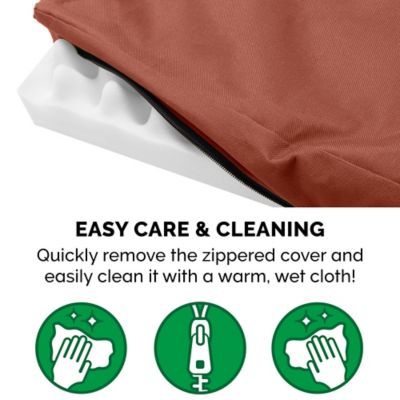 Image showing 5 th FurHaven Logo Oxford Indoor/Outdoor Deluxe Orthopedic Mattress Pet Bed