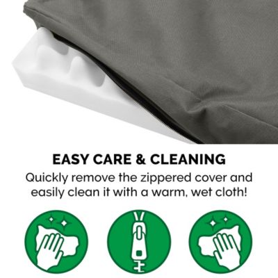 Image showing 5 th FurHaven Logo Oxford Indoor/Outdoor Deluxe Orthopedic Mattress Pet Bed