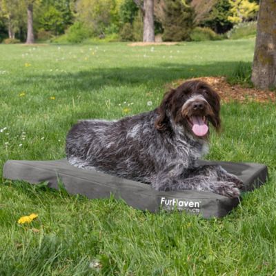 Image showing  Logo Oxford Indoor/Outdoor Deluxe Orthopedic Mattress Pet Bed