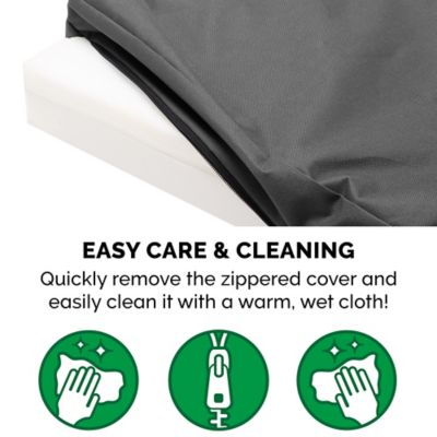 Image showing 5 th FurHaven Logo Oxford Indoor/Outdoor Deluxe Orthopedic Mattress Pet Bed