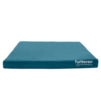 FurHaven Logo Oxford Indoor/Outdoor Deluxe Orthopedic Mattress Pet Bed