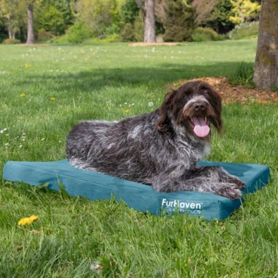 Image showing 1 th FurHaven Logo Oxford Indoor/Outdoor Deluxe Orthopedic Mattress Pet Bed