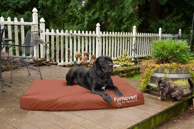 Image showing  Logo Oxford Indoor/Outdoor Deluxe Memory Foam Mattress Dog Bed