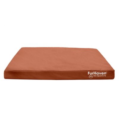 Image showing 8 th FurHaven Logo Oxford Indoor/Outdoor Deluxe Memory Foam Mattress Dog Bed