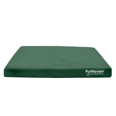 Image showing 8 th FurHaven Logo Oxford Indoor/Outdoor Deluxe Memory Foam Mattress Dog Bed