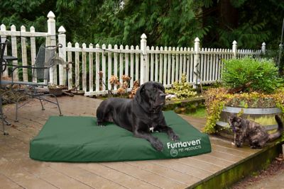 Image showing 1 th FurHaven Logo Oxford Indoor/Outdoor Deluxe Memory Foam Mattress Dog Bed