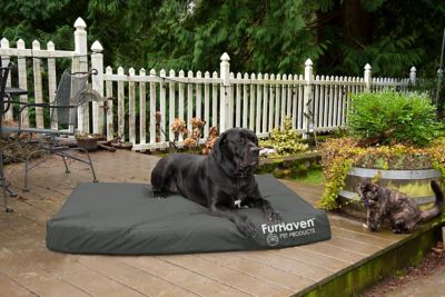 Image showing 1 th FurHaven Logo Oxford Indoor/Outdoor Deluxe Memory Foam Mattress Dog Bed