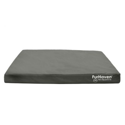 Image showing 8 th FurHaven Logo Oxford Indoor/Outdoor Deluxe Memory Foam Mattress Dog Bed