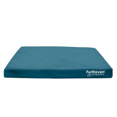 Image showing 8 th FurHaven Logo Oxford Indoor/Outdoor Deluxe Memory Foam Mattress Dog Bed