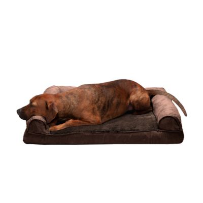 FurHaven Plush and Suede Full Support Orthopedic Sofa Dog Bed