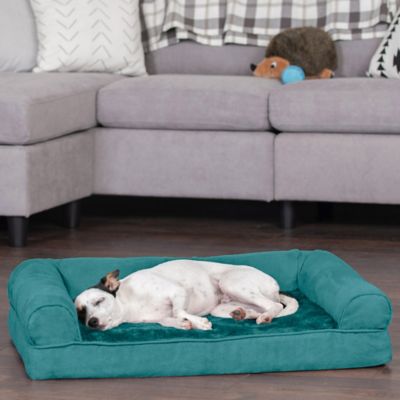 Image showing 1 th FurHaven Plush and Suede Full Support Orthopedic Sofa Dog Bed