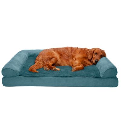 FurHaven Plush and Suede Full Support Orthopedic Sofa Dog Bed