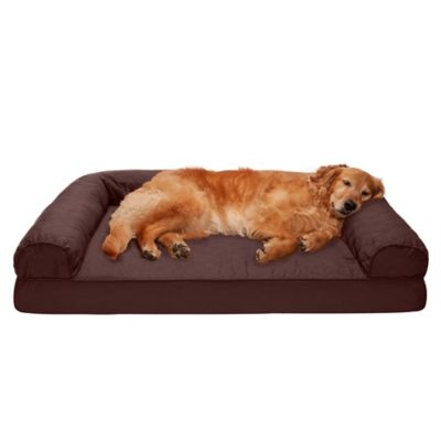 FurHaven Quilted Full Support Orthopedic Sofa Pet Bed