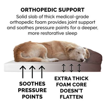 Image showing 3 th FurHaven Quilted Full Support Orthopedic Sofa Pet Bed