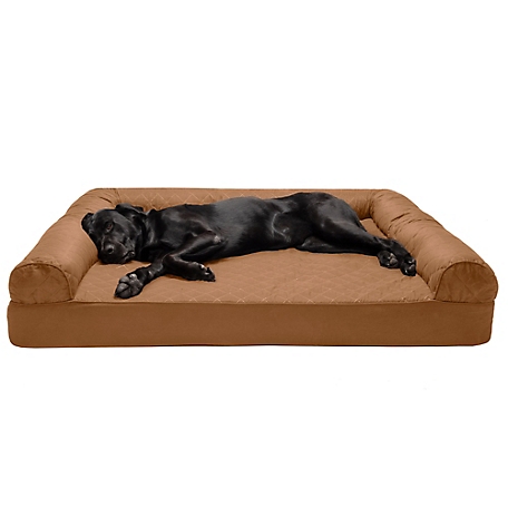 FurHaven Quilted Full Support Orthopedic Sofa Pet Bed