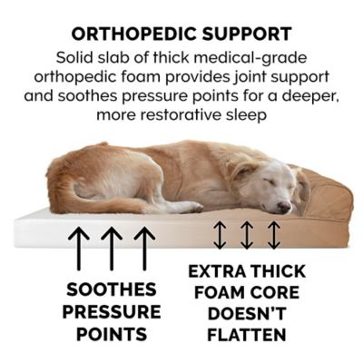 Image showing 3 th FurHaven Quilted Full Support Orthopedic Sofa Pet Bed
