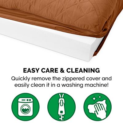 Image showing 7 th FurHaven Quilted Full Support Orthopedic Sofa Pet Bed