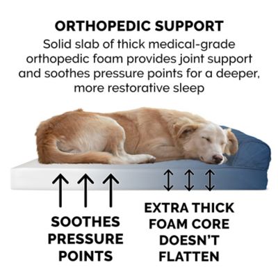 Image showing  Quilted Full Support Orthopedic Sofa Pet Bed