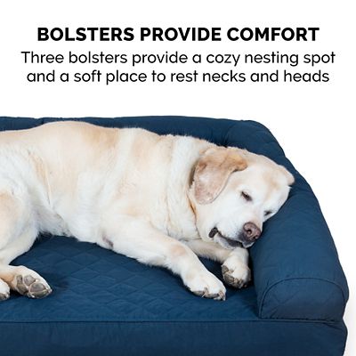 Image showing 5 th FurHaven Quilted Full Support Orthopedic Sofa Pet Bed