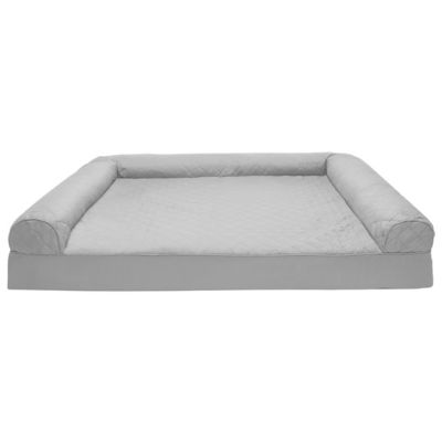 Image showing 1 th FurHaven Quilted Full Support Orthopedic Sofa Pet Bed