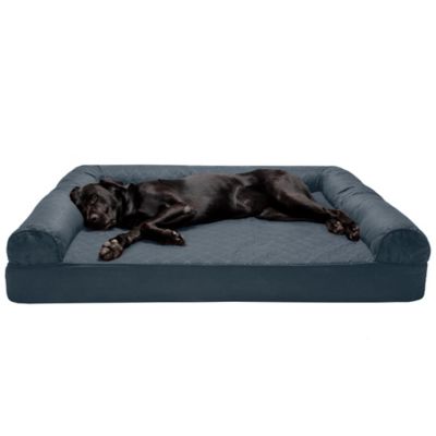 FurHaven Quilted Full Support Orthopedic Sofa Pet Bed