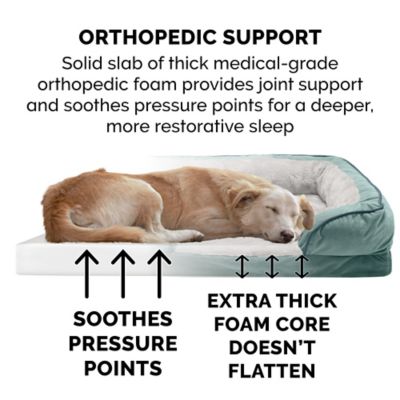 Image showing  Velvet Waves Perfect Comfort Full Support Orthopedic Sofa Dog Bed