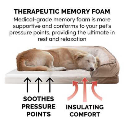 Image showing  Velvet Waves Perfect Comfort Memory Top Sofa Dog Bed