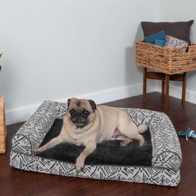 Image showing 9 th FurHaven Southwest Kilim Orthopedic Sofa Dog Bed
