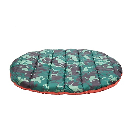 FurHaven Stuff Sack Reversible Travel Mat Dog Bed with Bag