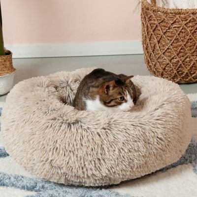 FurHaven Calming Cuddler Long Fur Donut Dog Bed My dogs and cats love this dog bed
                  I would recommend this for any dog or cat